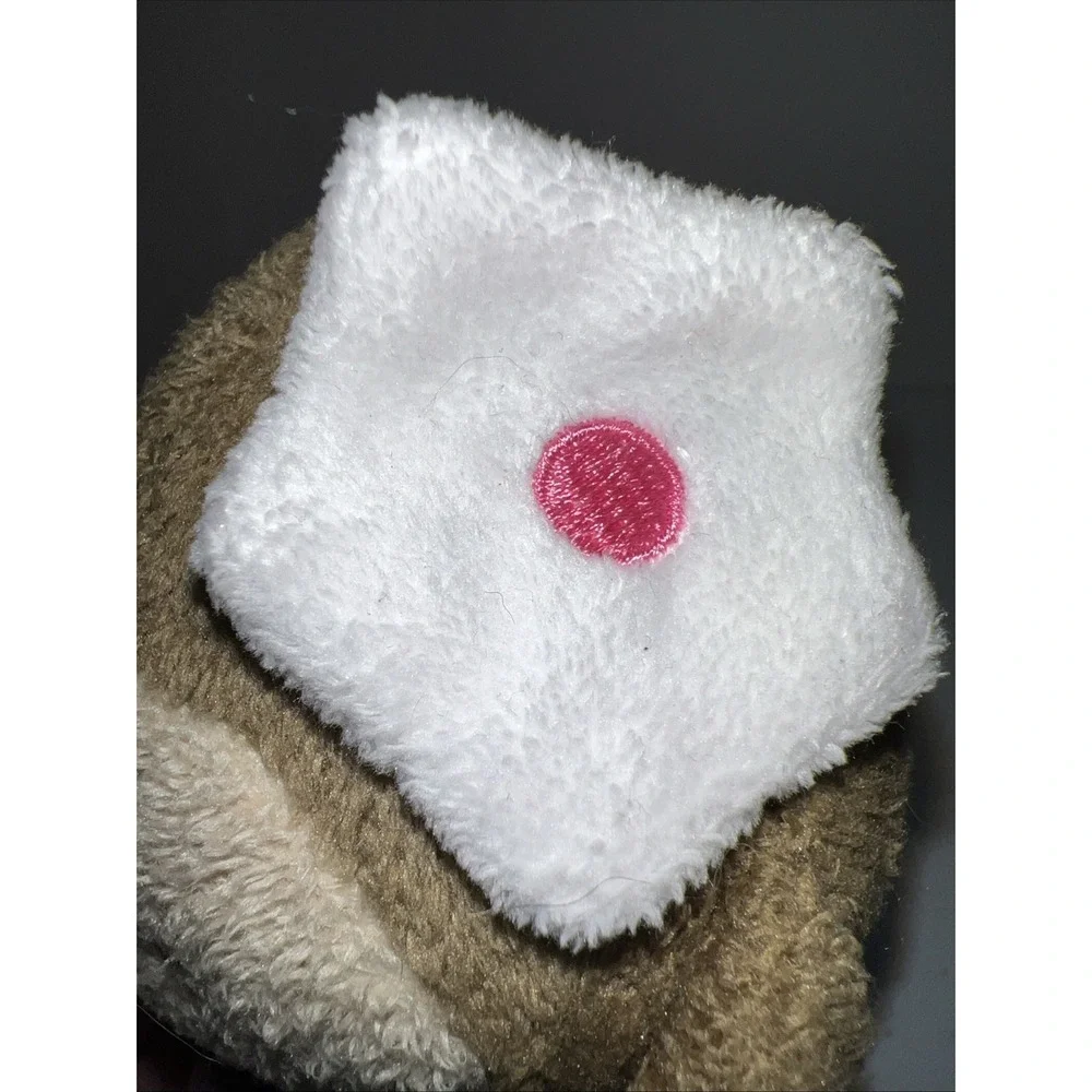 Carters Just One You Girl Monkey Plush Rattle Toy White Flower 9